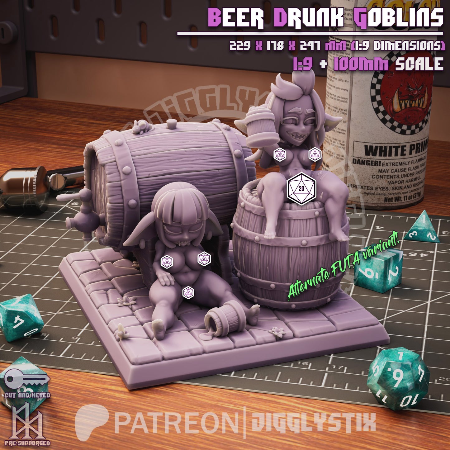 Tavern Goblins 3d Printed Model Kit NSFW