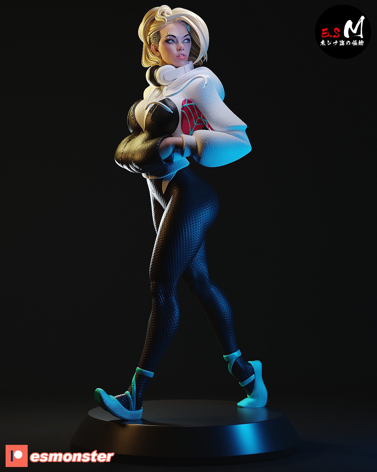 Gwen Walking 3d Printed Model Kit