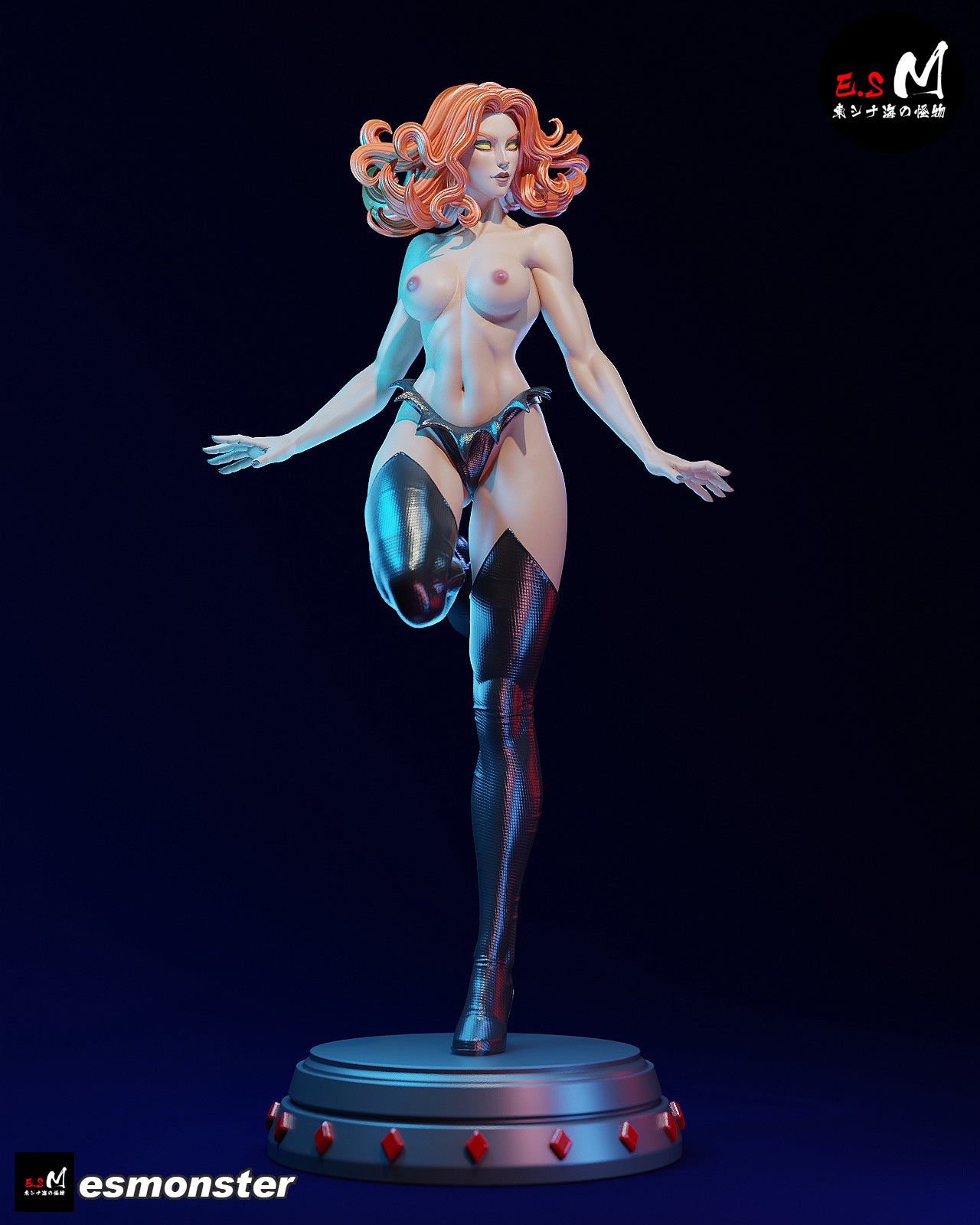 Goblin Queen 3d Printed Model Kit NSFW