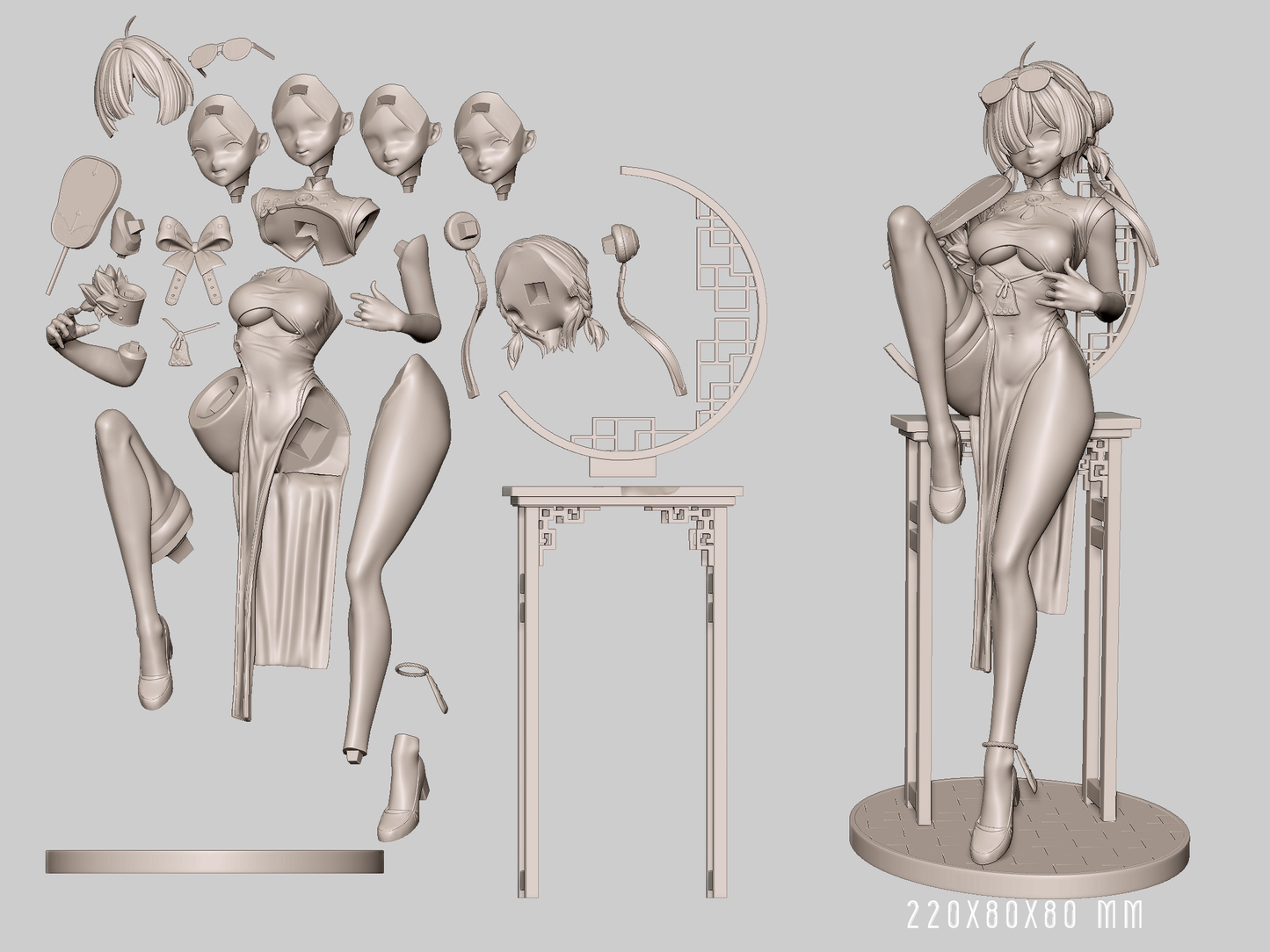 Sweety Zenless Zone Zero 3d Printed Model Kit