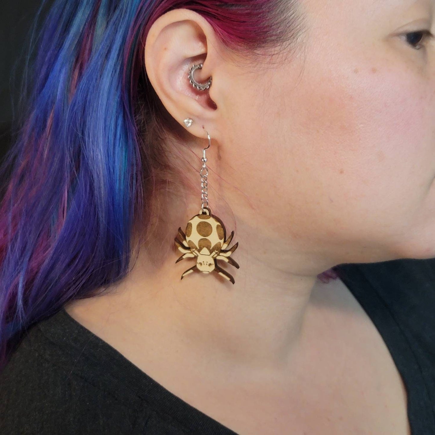 Spider Dangling Earrings
