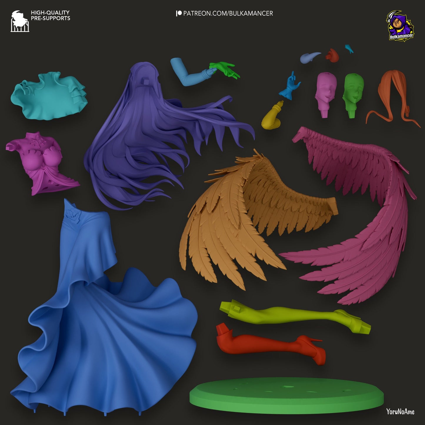 Succubus 3d Printed Model Kit