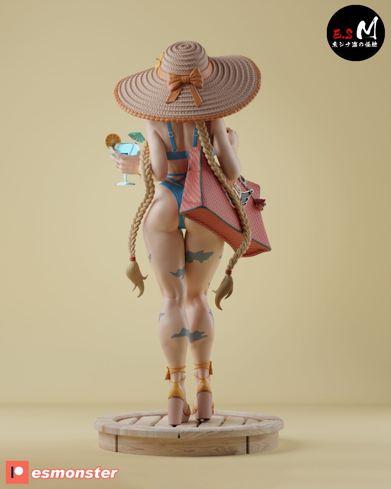 Beach Fighter 3d Printed Model Kit