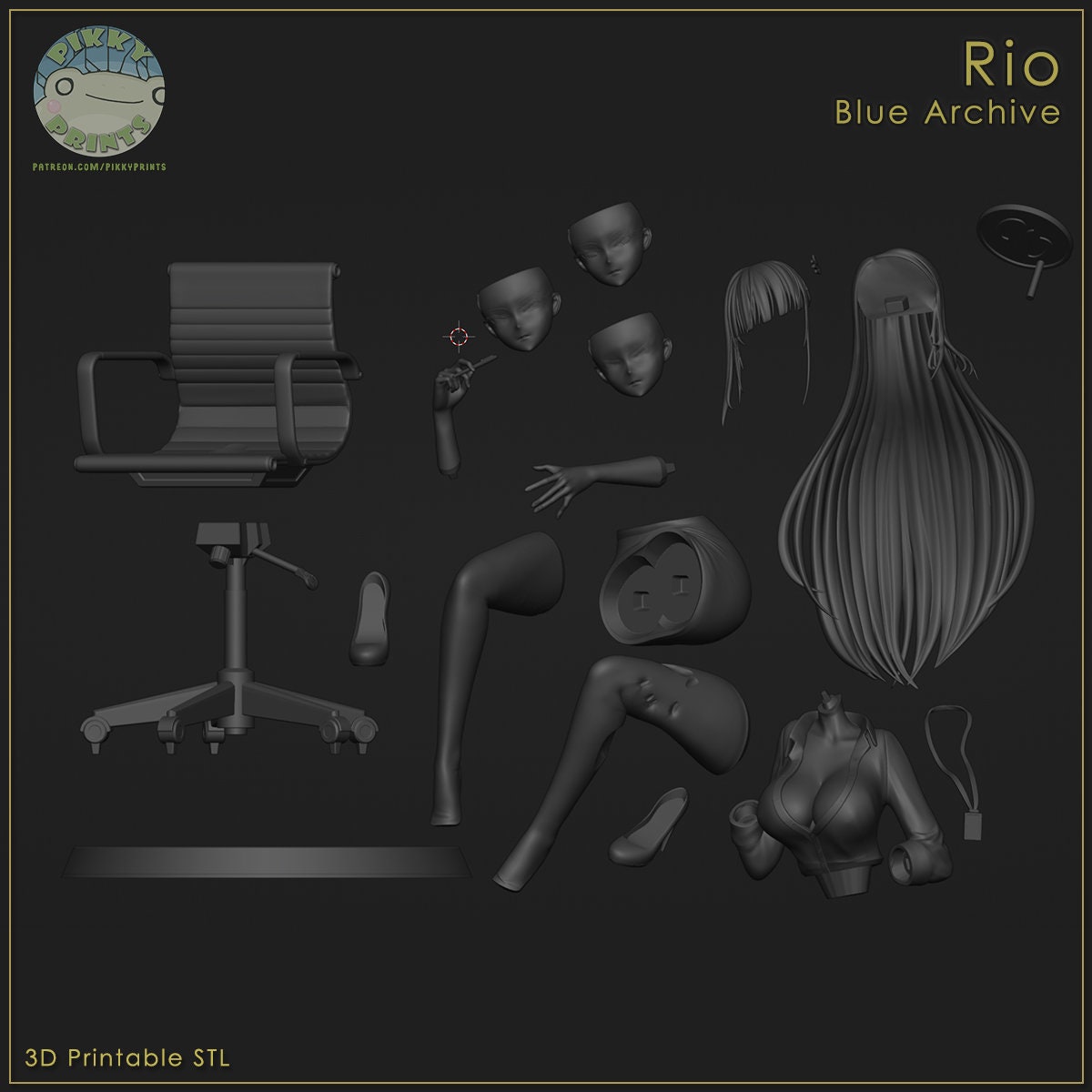 Rio 3d Printed Model Kit