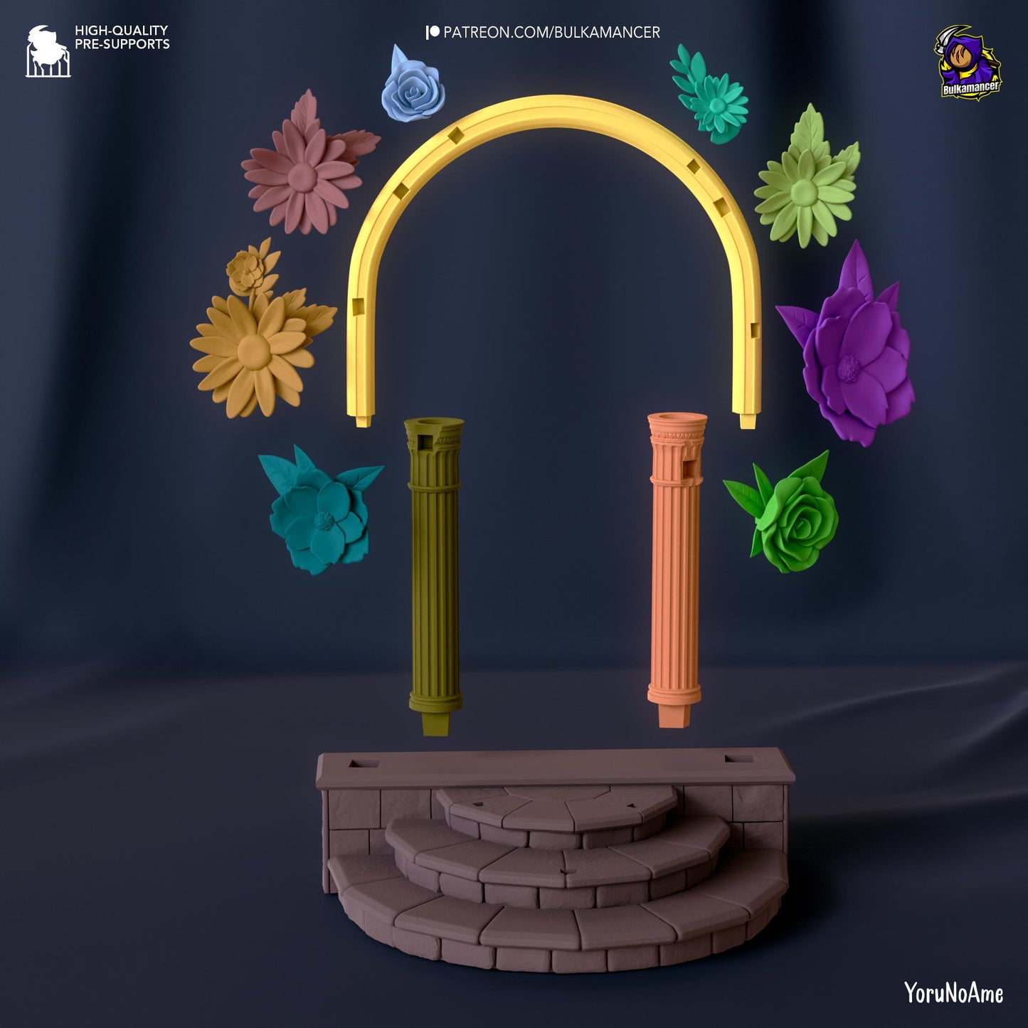 Flower Diva 3d Printed Model Kit