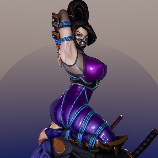 Shibari Ninja 3d Printed Model