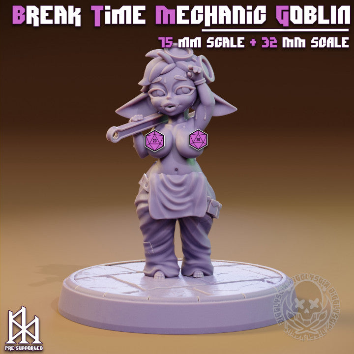 Goblin Girls Mechanics 3d Printed Miniatures NSFW