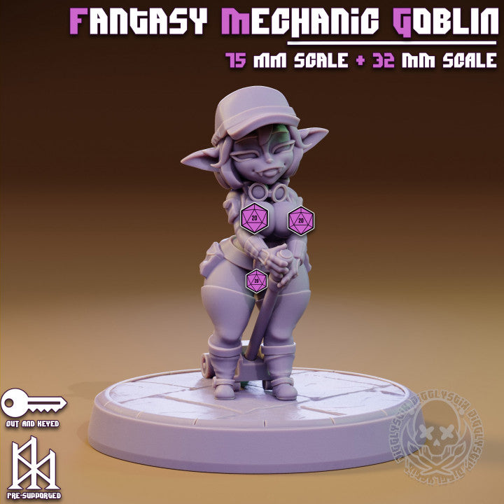 Goblin Girls Mechanics 3d Printed Miniatures NSFW
