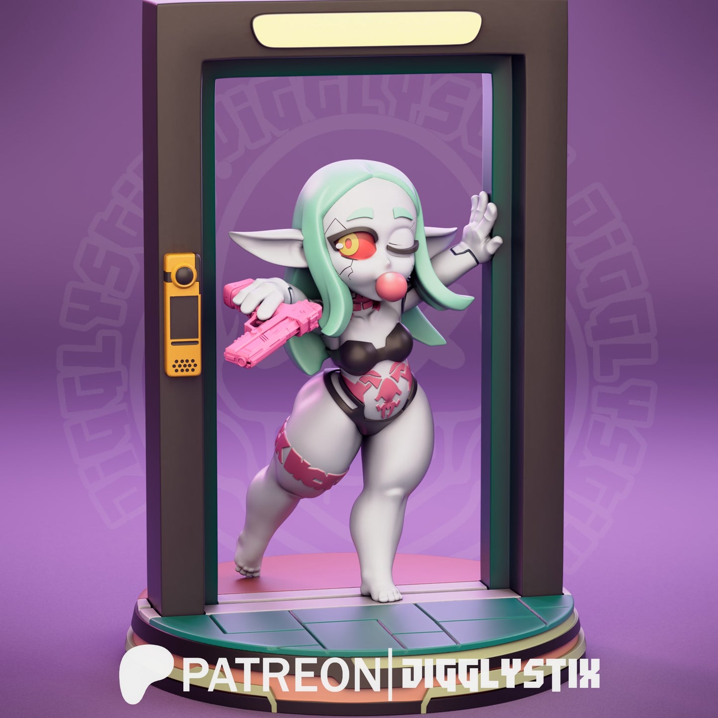 Goblin Girls Cosplayers V2 3d Printed Miniatures