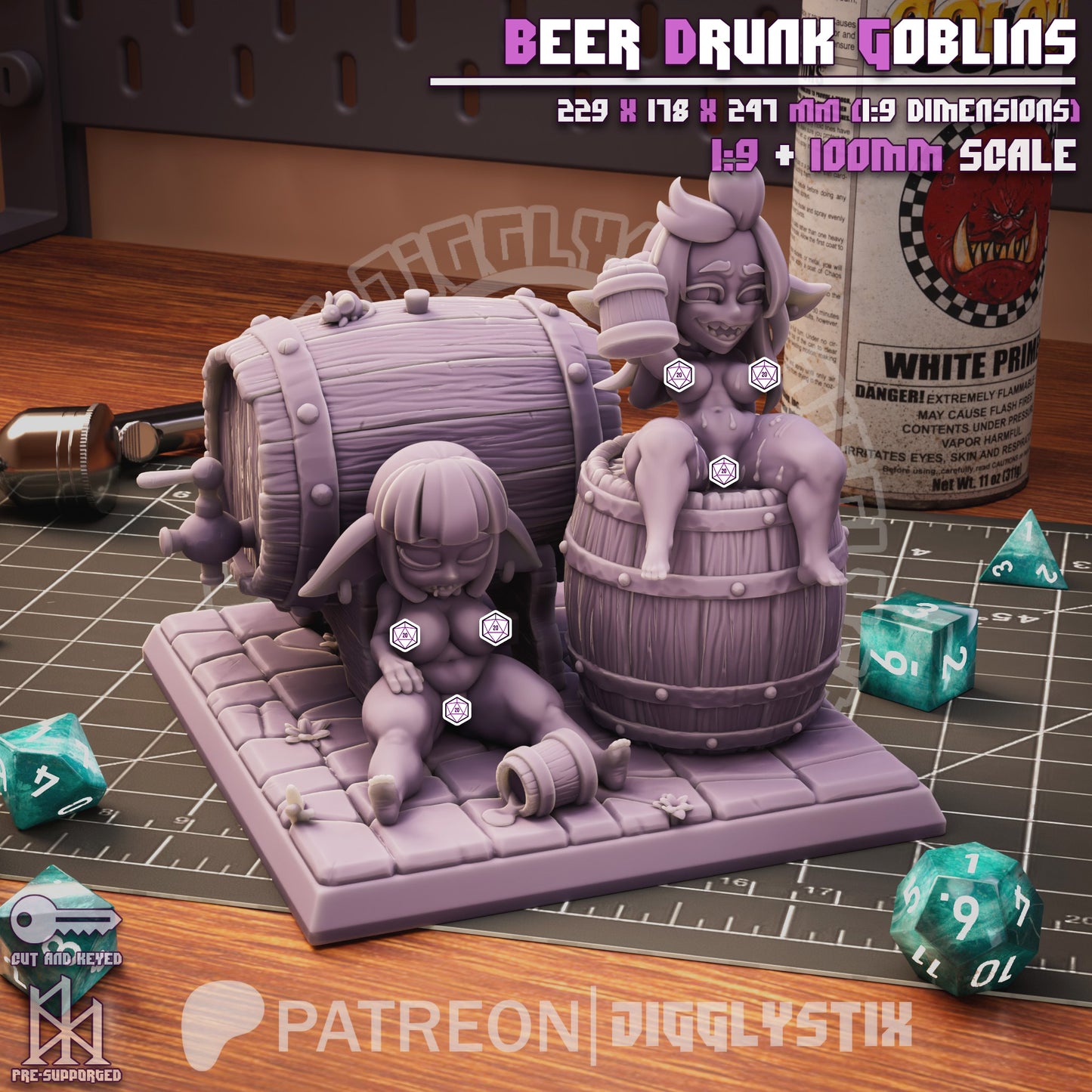 Tavern Goblins 3d Printed Model Kit NSFW