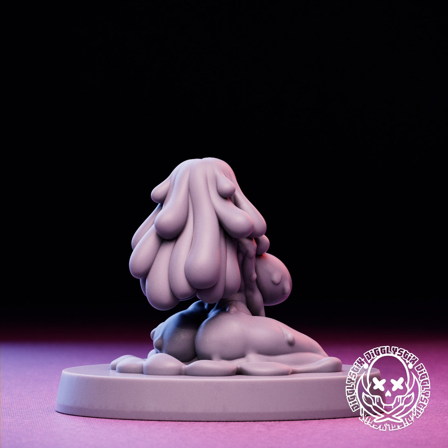 Slime Girls 3d Printed Miniatures