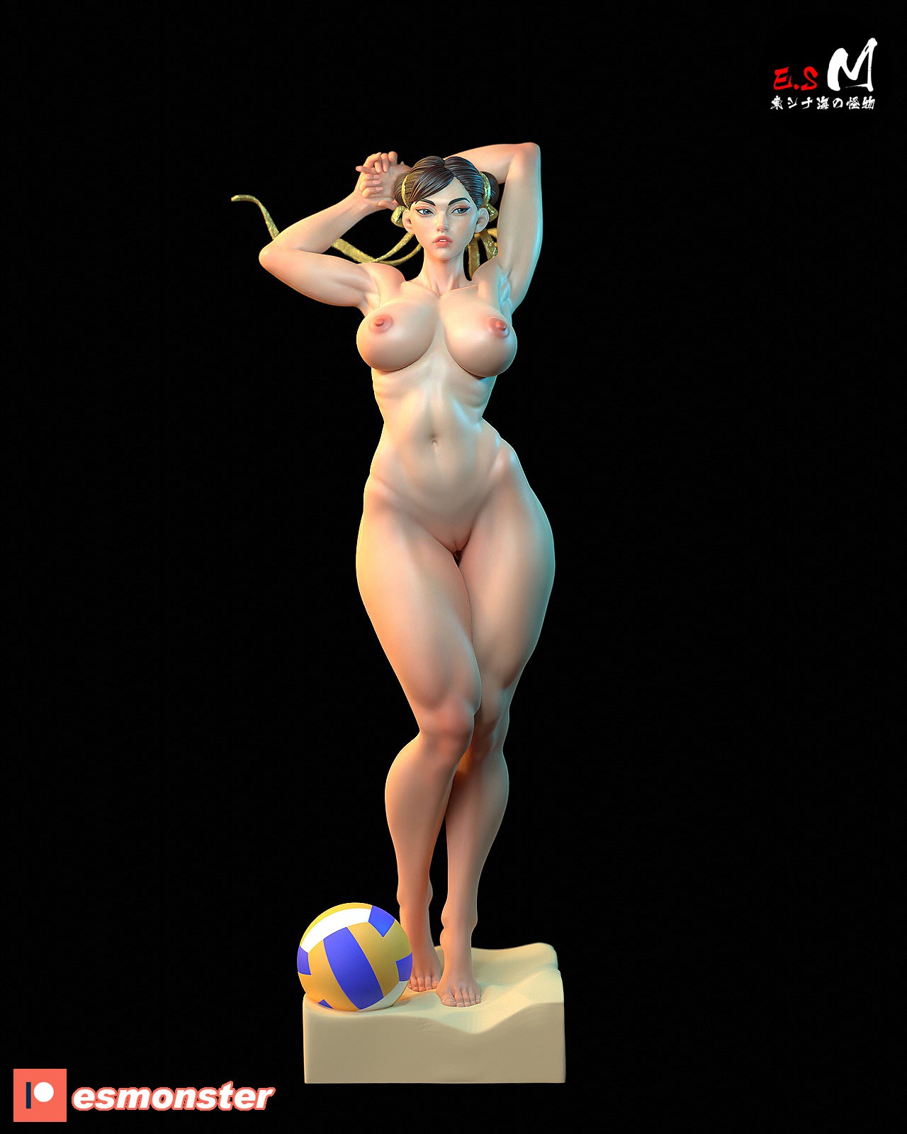 Summer Fighter 3d Printed Model Kit NSFW
