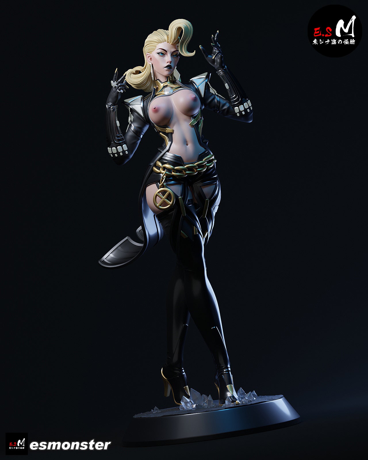 Frost Queen 3d Printed Model Kit NSFW