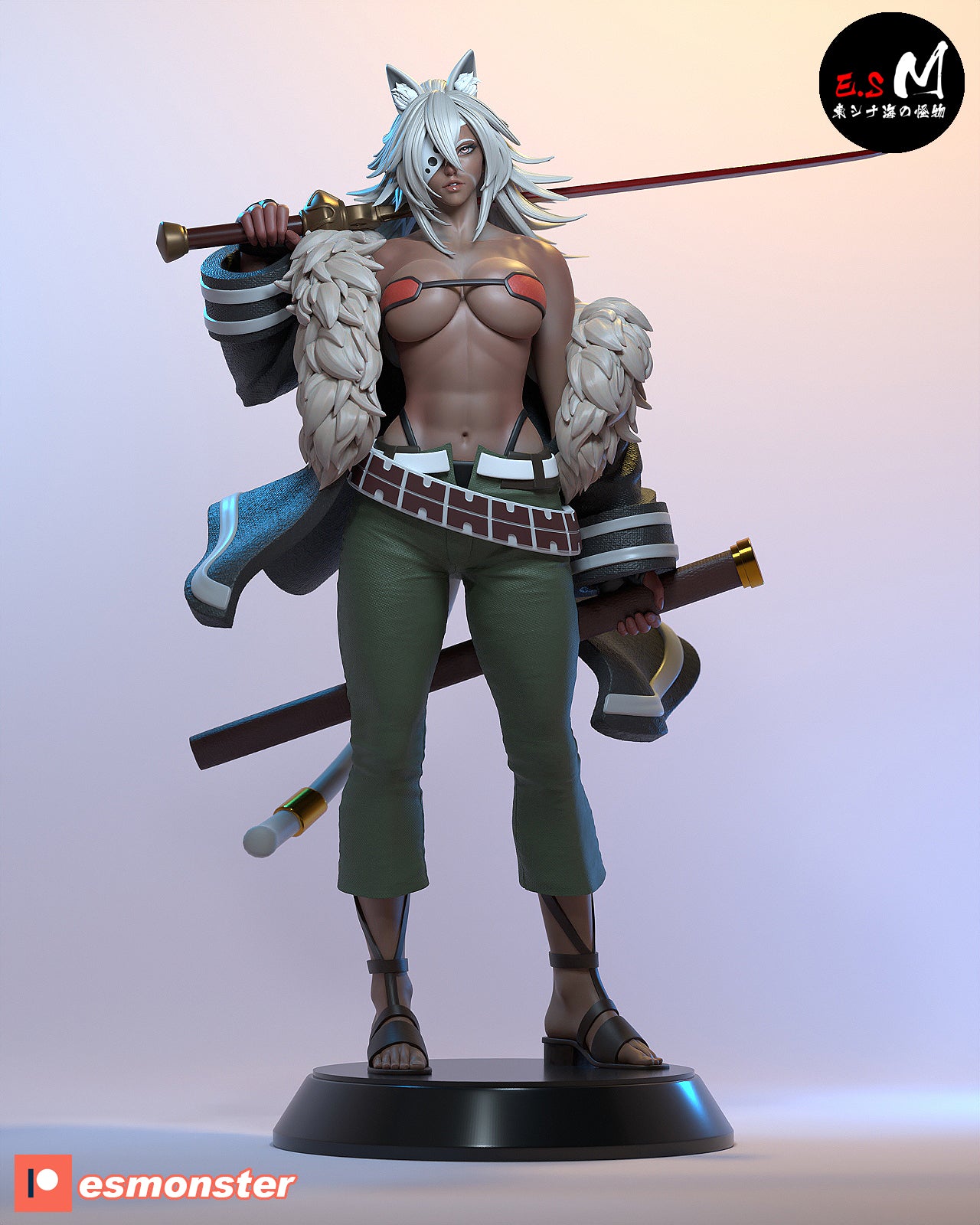 Beast Sword King 3d Printed Model Kit