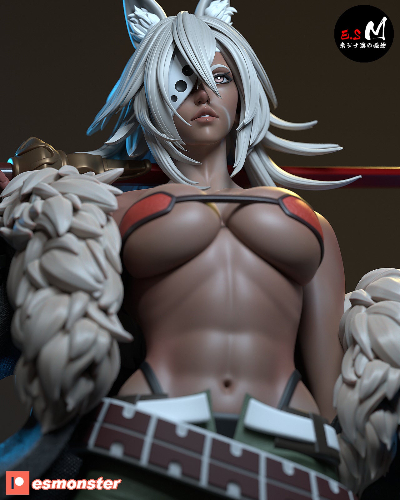 Beast Sword King 3d Printed Model Kit