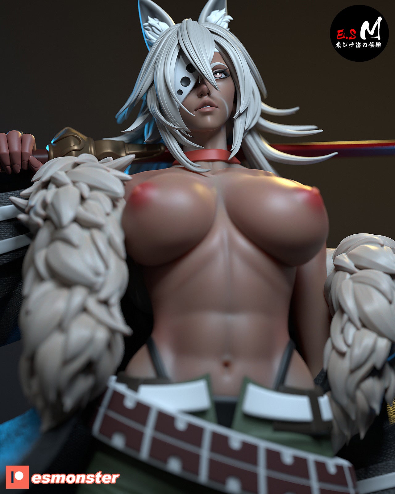 Beast Sword King 3d Printed Model Kit NSFW