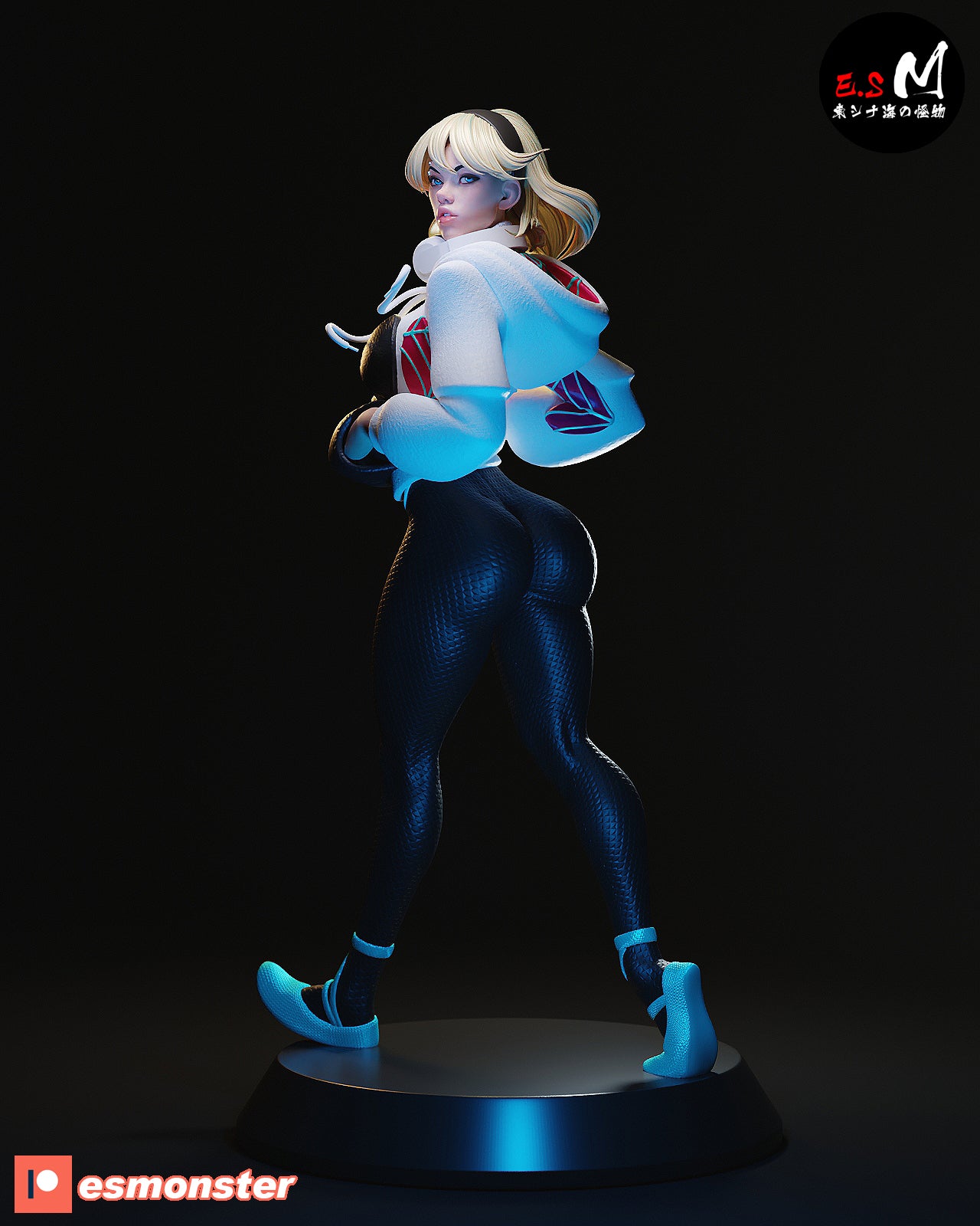 Gwen Walking 3d Printed Model Kit