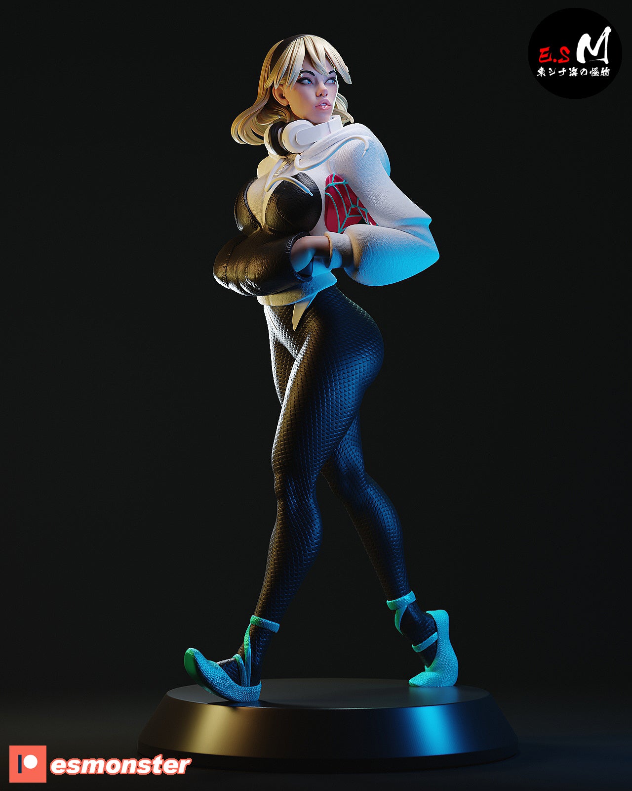 Gwen Walking 3d Printed Model Kit