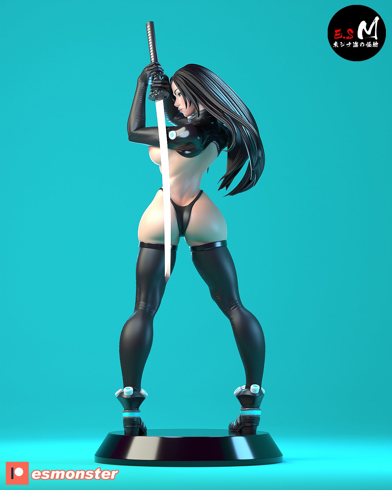 Player of Games 3d Printed Pinup Model Kit NSFW