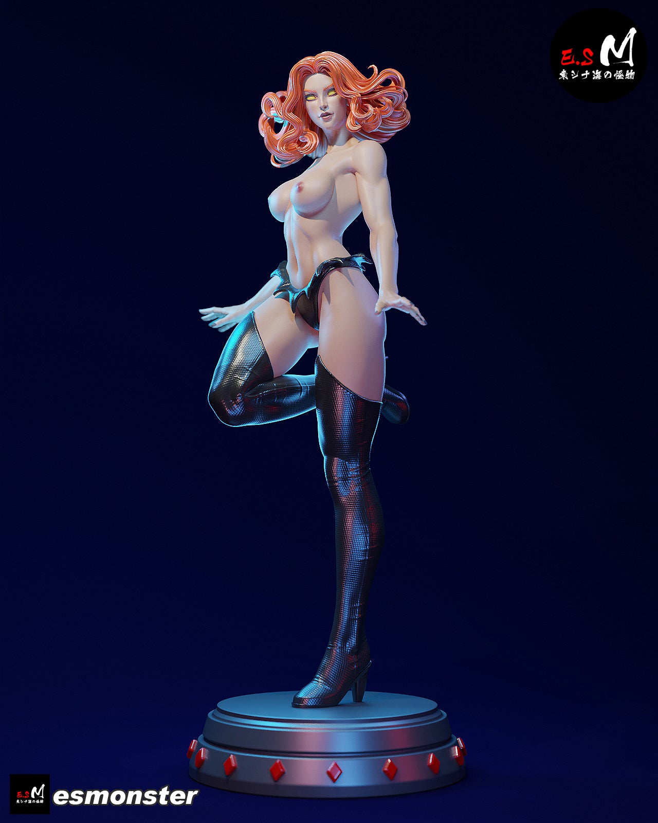 Goblin Queen 3d Printed Model Kit NSFW