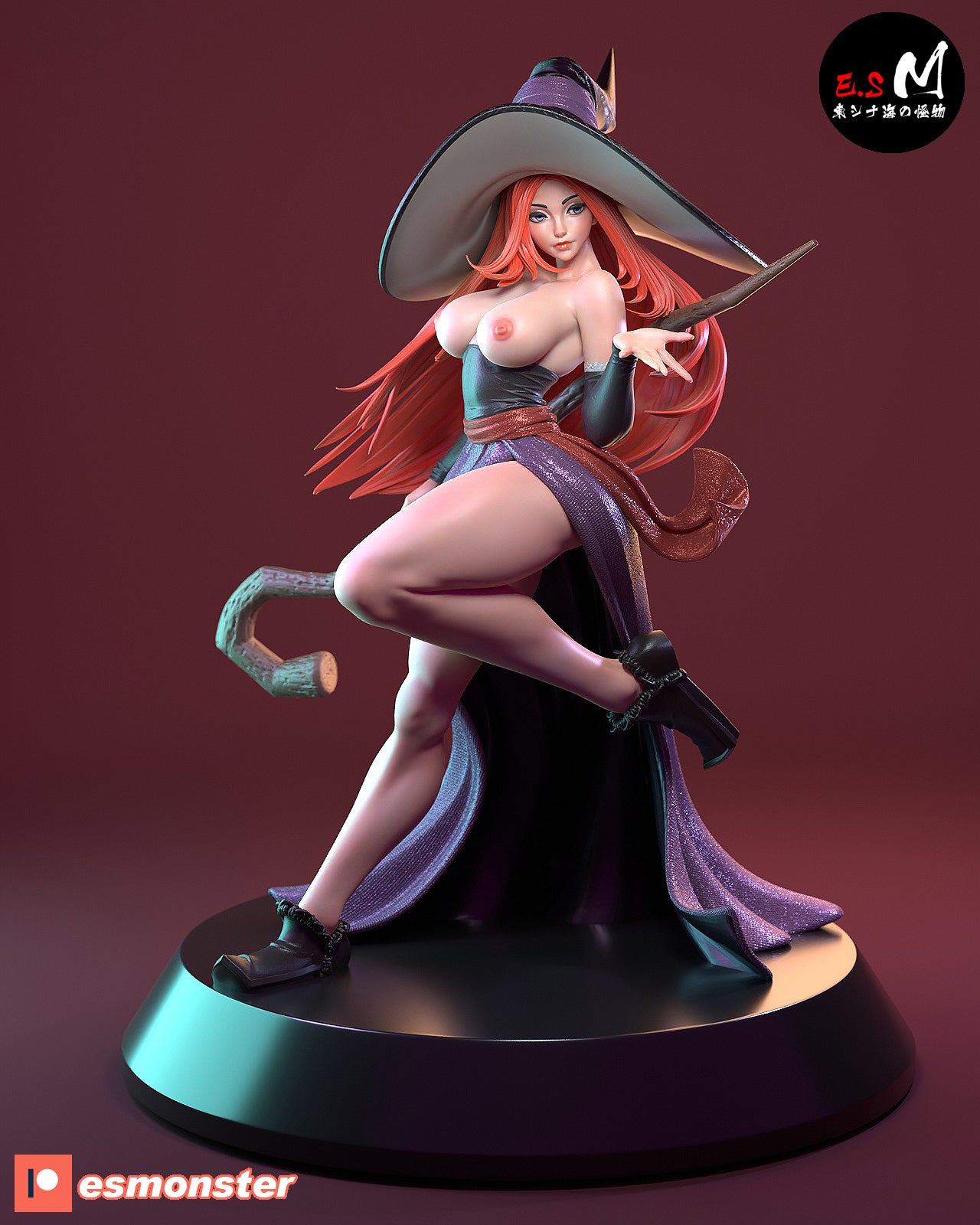 Sorceress 3d Printed Model Kit NSFW