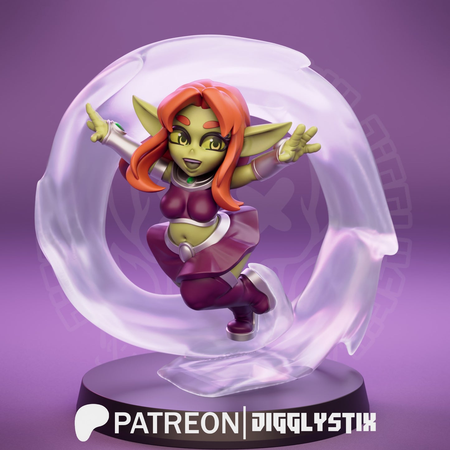 Goblin Girls Cosplayers V2 3d Printed Miniatures