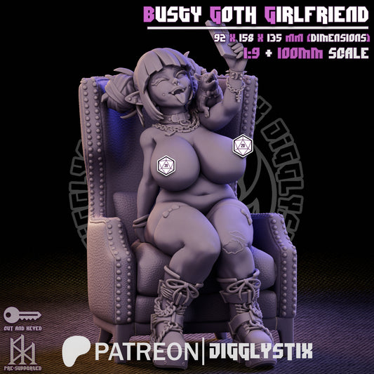 Goth Possum Selfie 3d Printed Model Kit NSFW