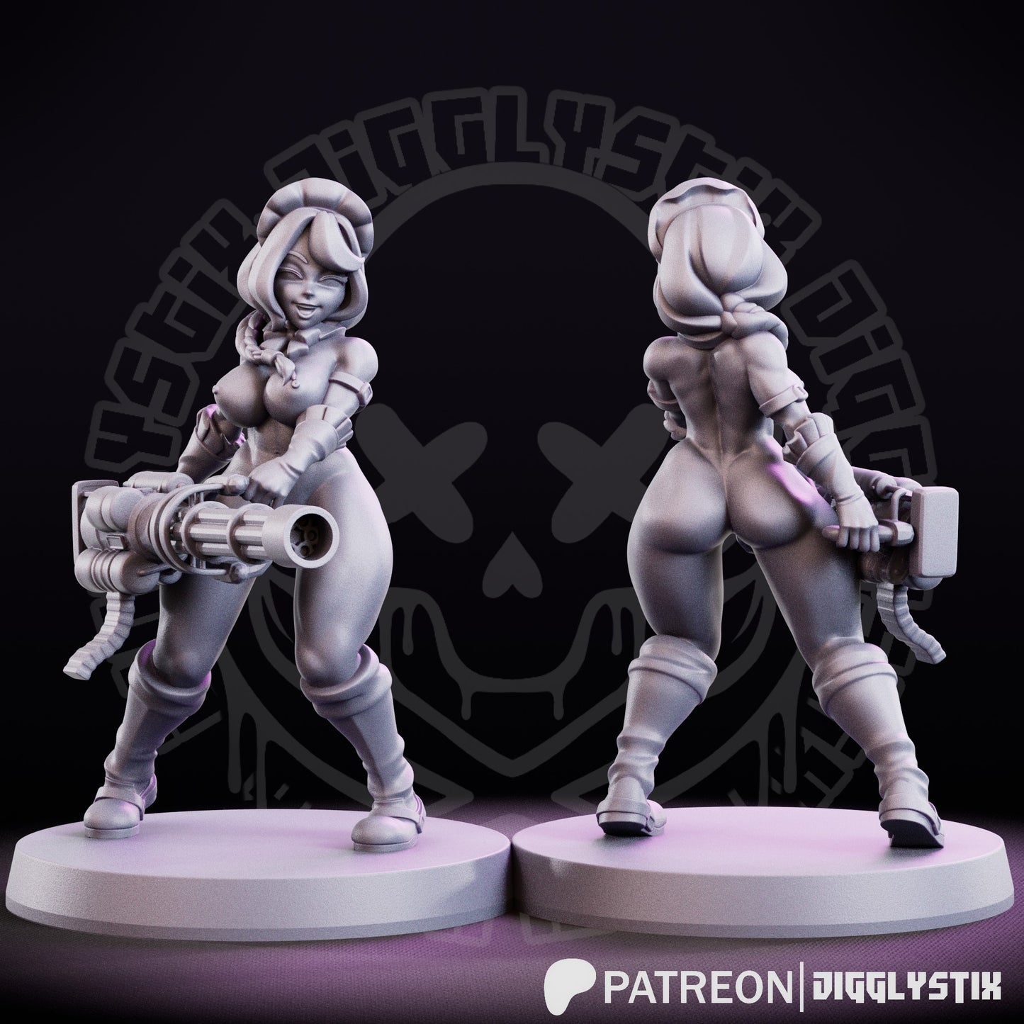 Battle Maids 3d Printed Miniatures NSFW