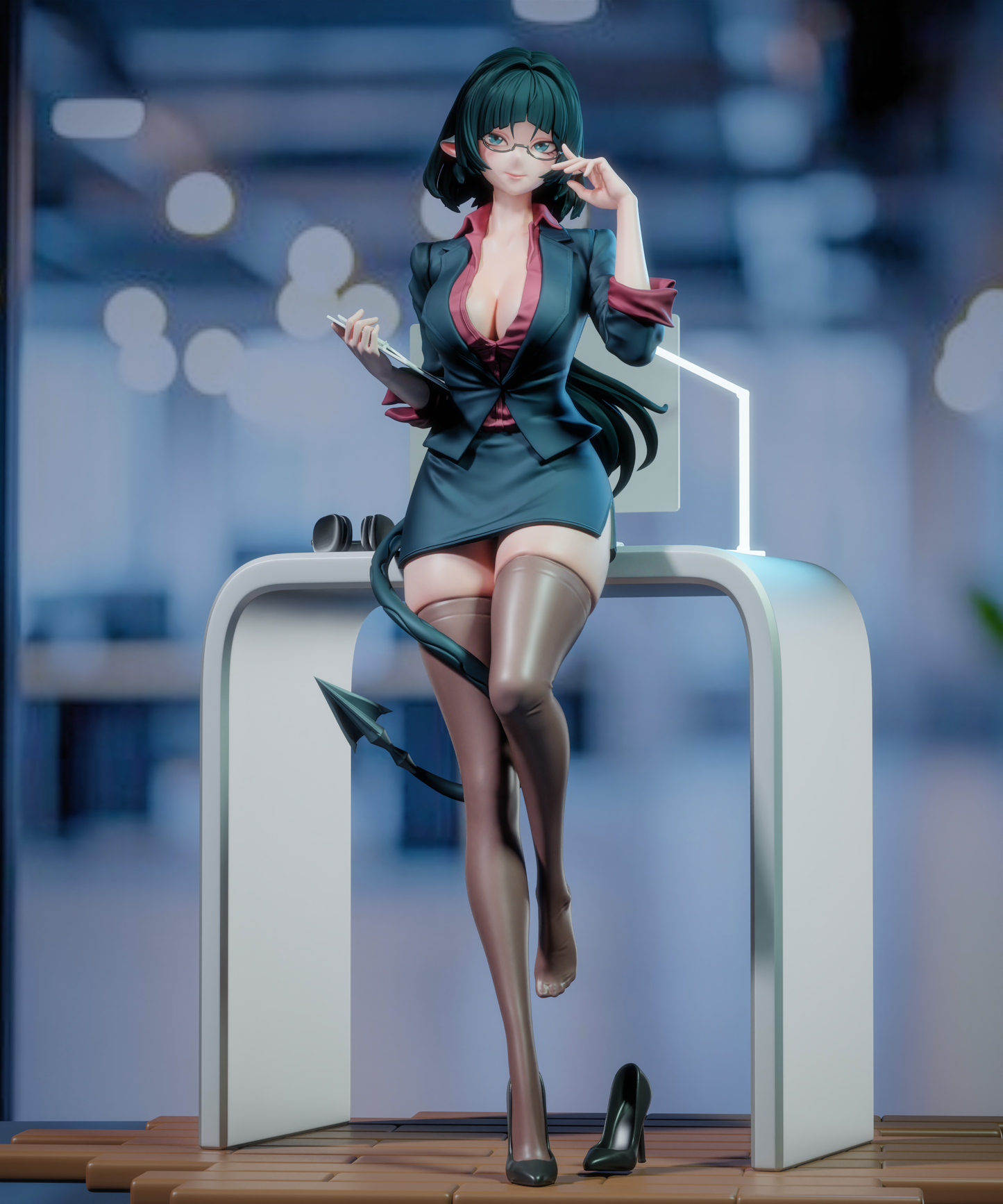 Jane Doe Secretary Zenless Zone Zero 3d Printed Model Kit