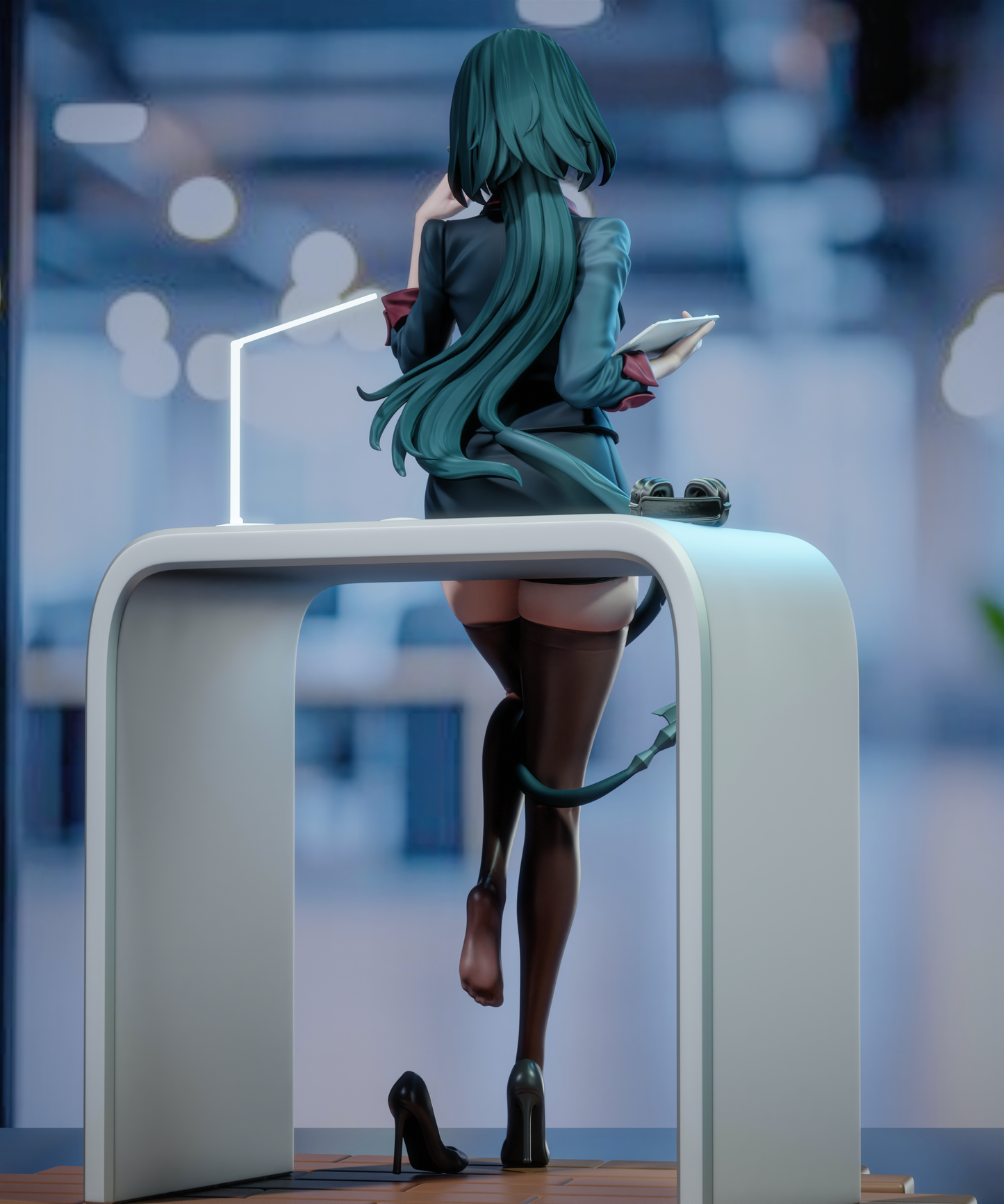 Jane Doe Secretary Zenless Zone Zero 3d Printed Model Kit