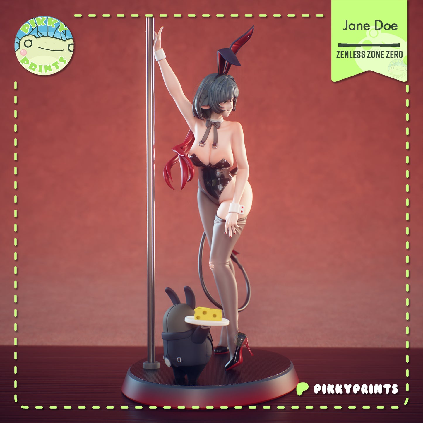 Jane Doe Bunny 3d Printed Model Kit
