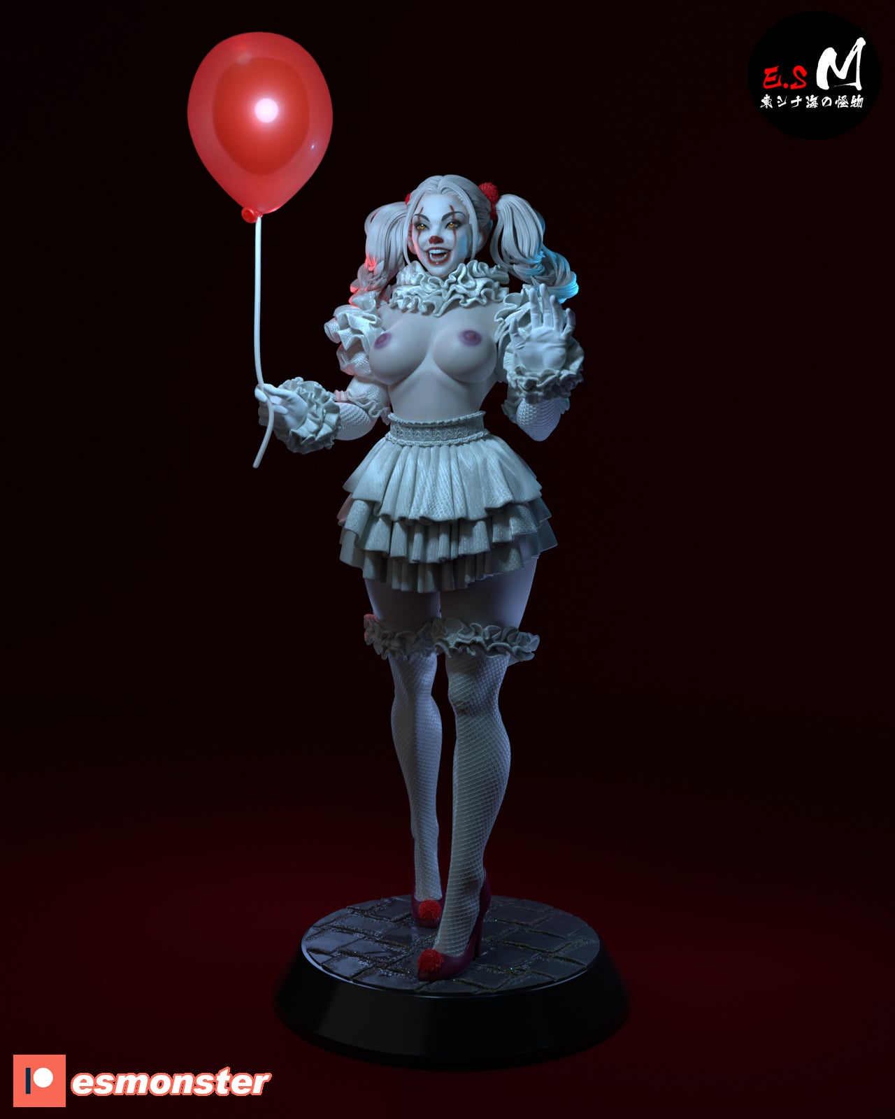 Tag You're 3d Printed Pinup Model Kit NSFW