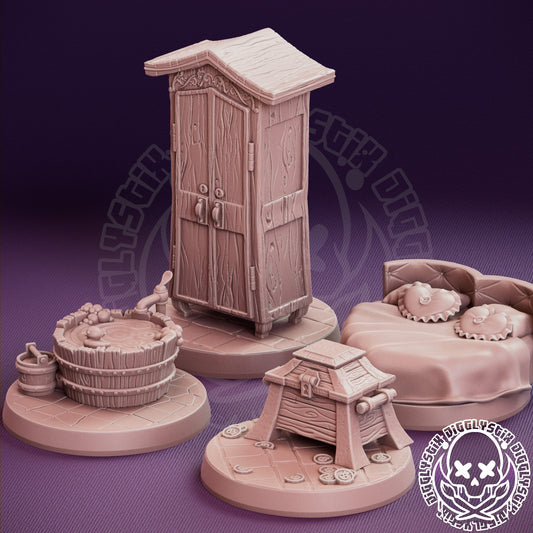 Mimic Girls 3d Printed Miniatures NSFW