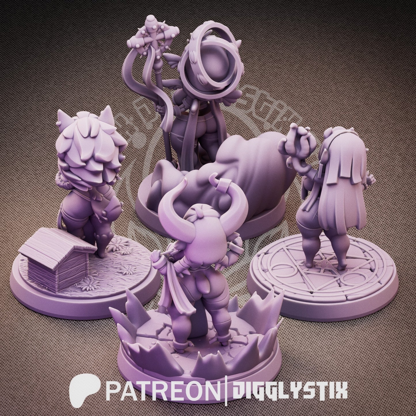 Shorties 3d Printed Miniatures NSFW