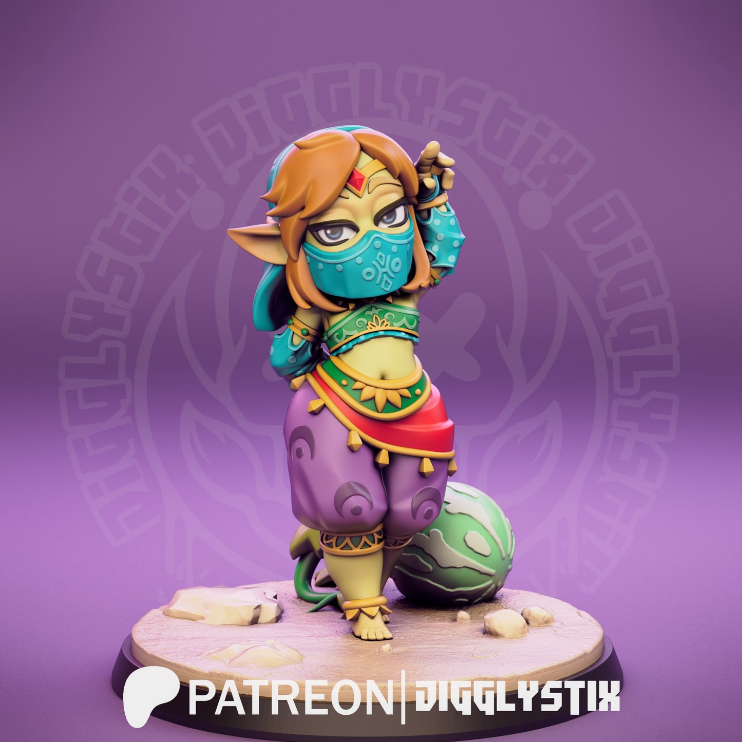 Goblin Girls Cosplayers V2 3d Printed Miniatures NSFW