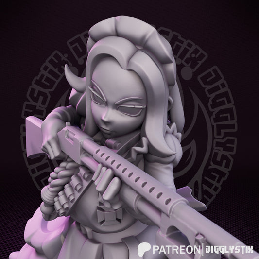 Battle Maids 3d Printed Miniatures NSFW