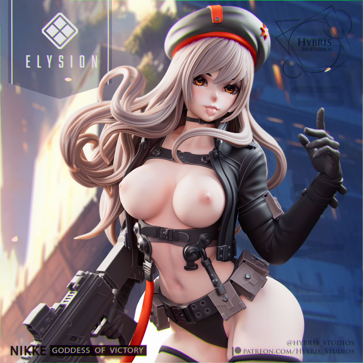 Nikke Rapi 3d Printed Model Kit NSFW