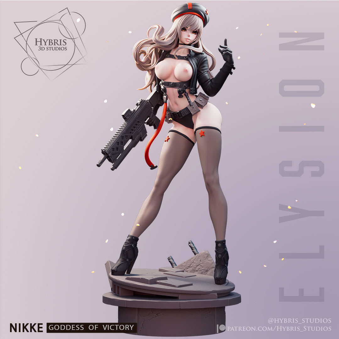 Nikke Rapi 3d Printed Model Kit NSFW