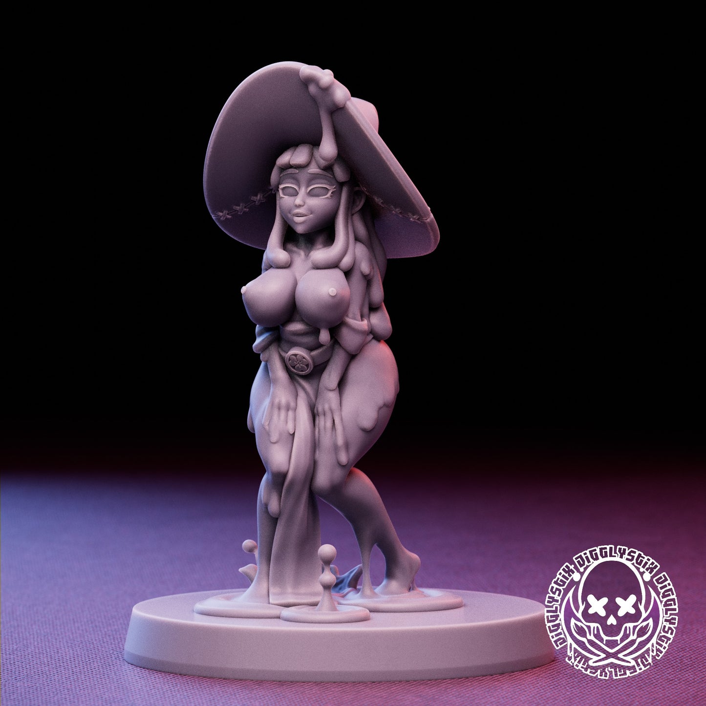Slime Girls 3d Printed Miniatures NSFW