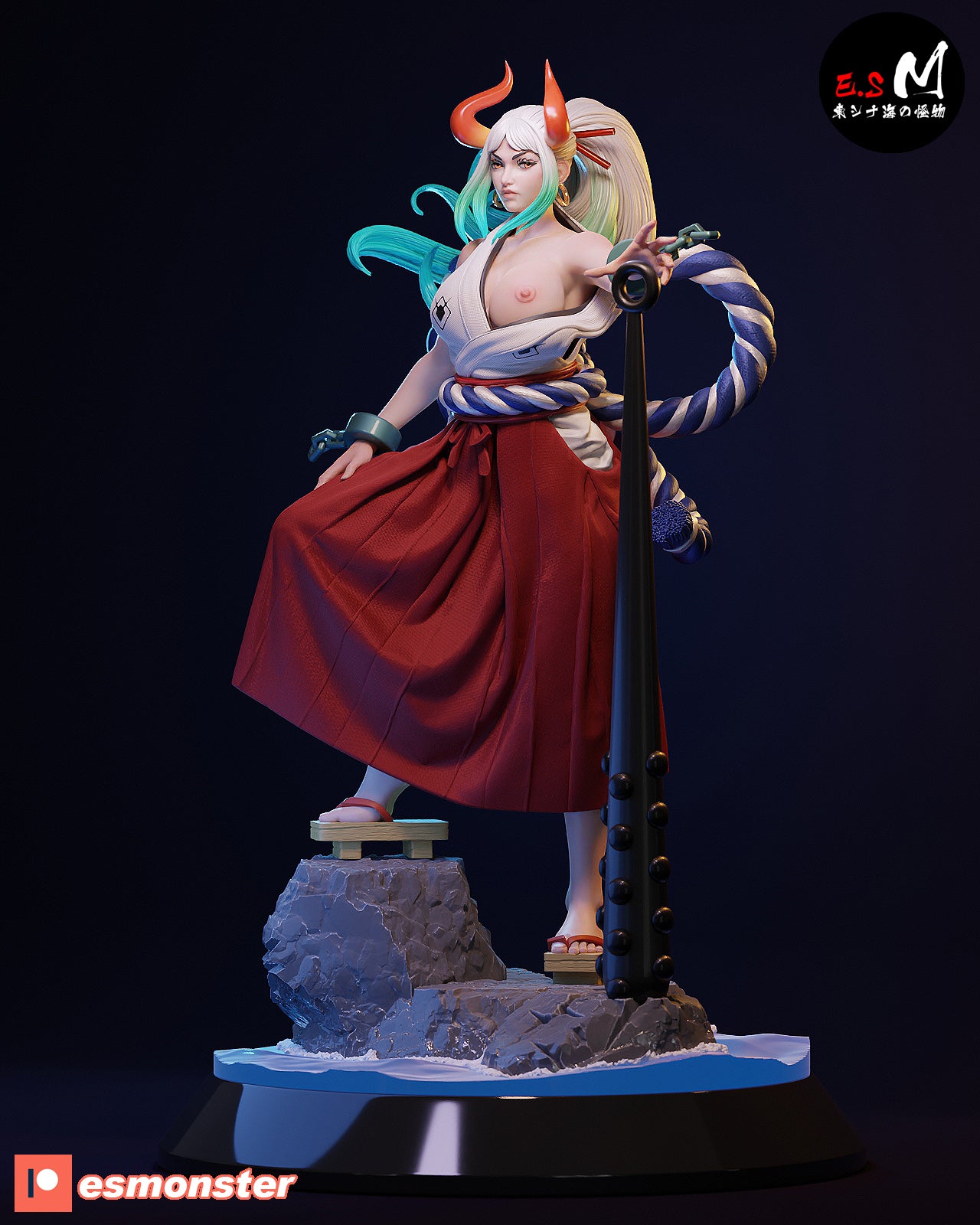 Oni Princess 3d Printed Model Kit NSFW