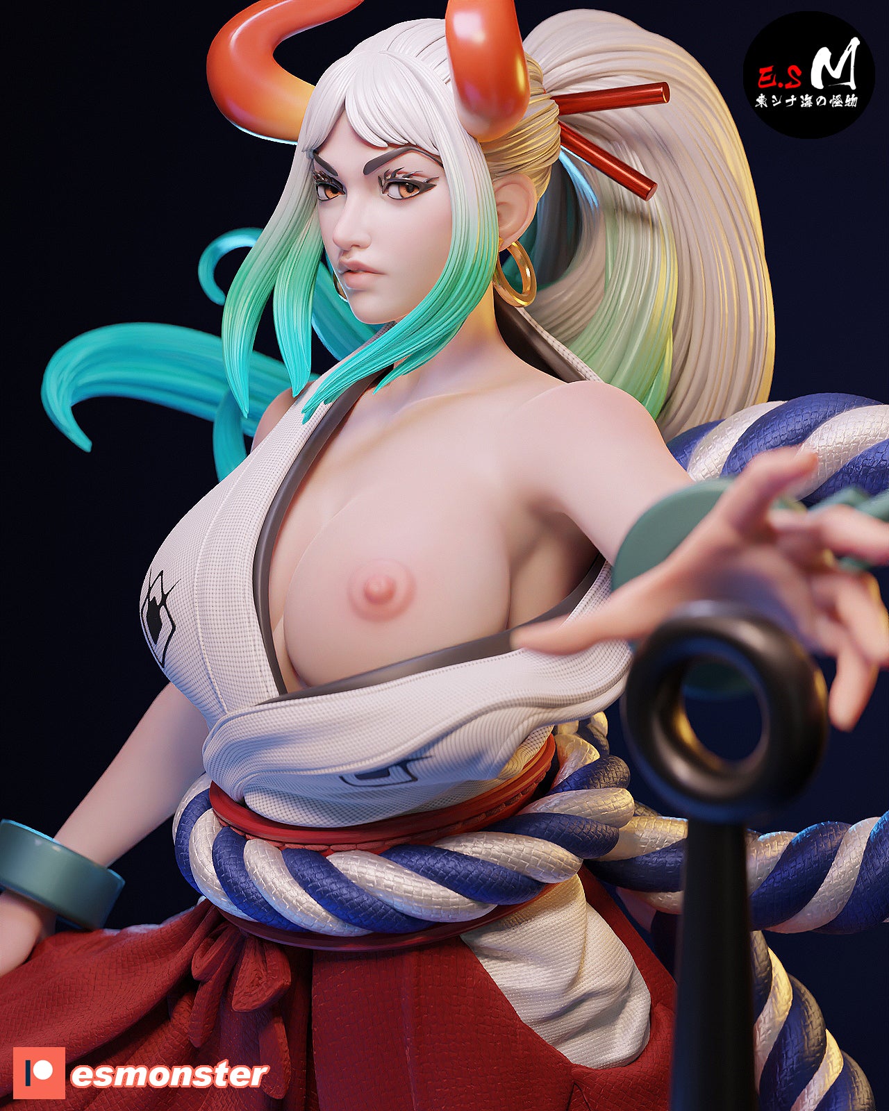 Oni Princess 3d Printed Model Kit NSFW
