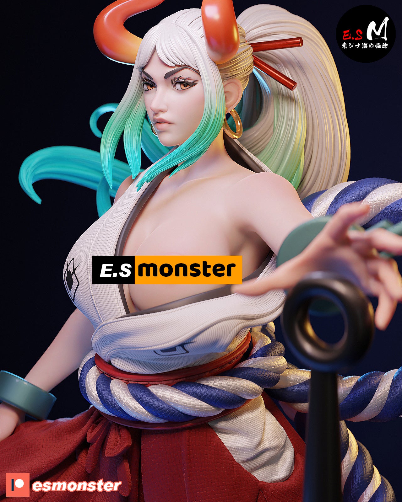 Oni Princess 3d Printed Model Kit NSFW