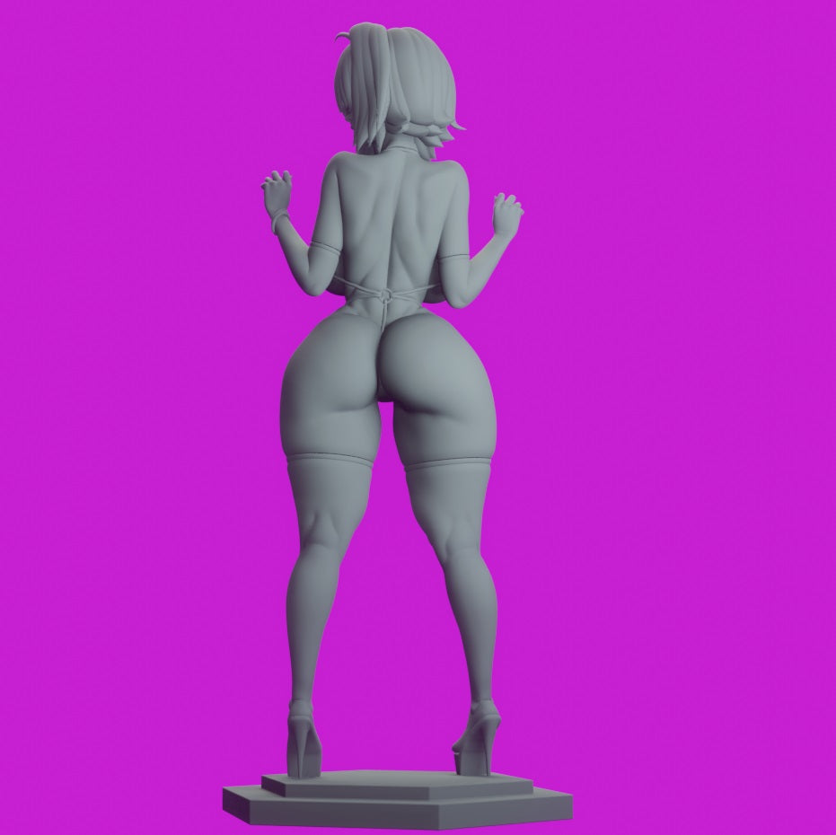Elegg Bikini Pinup 3d Printed Model Kit