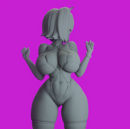 Elegg Bikini Pinup 3d Printed Model Kit
