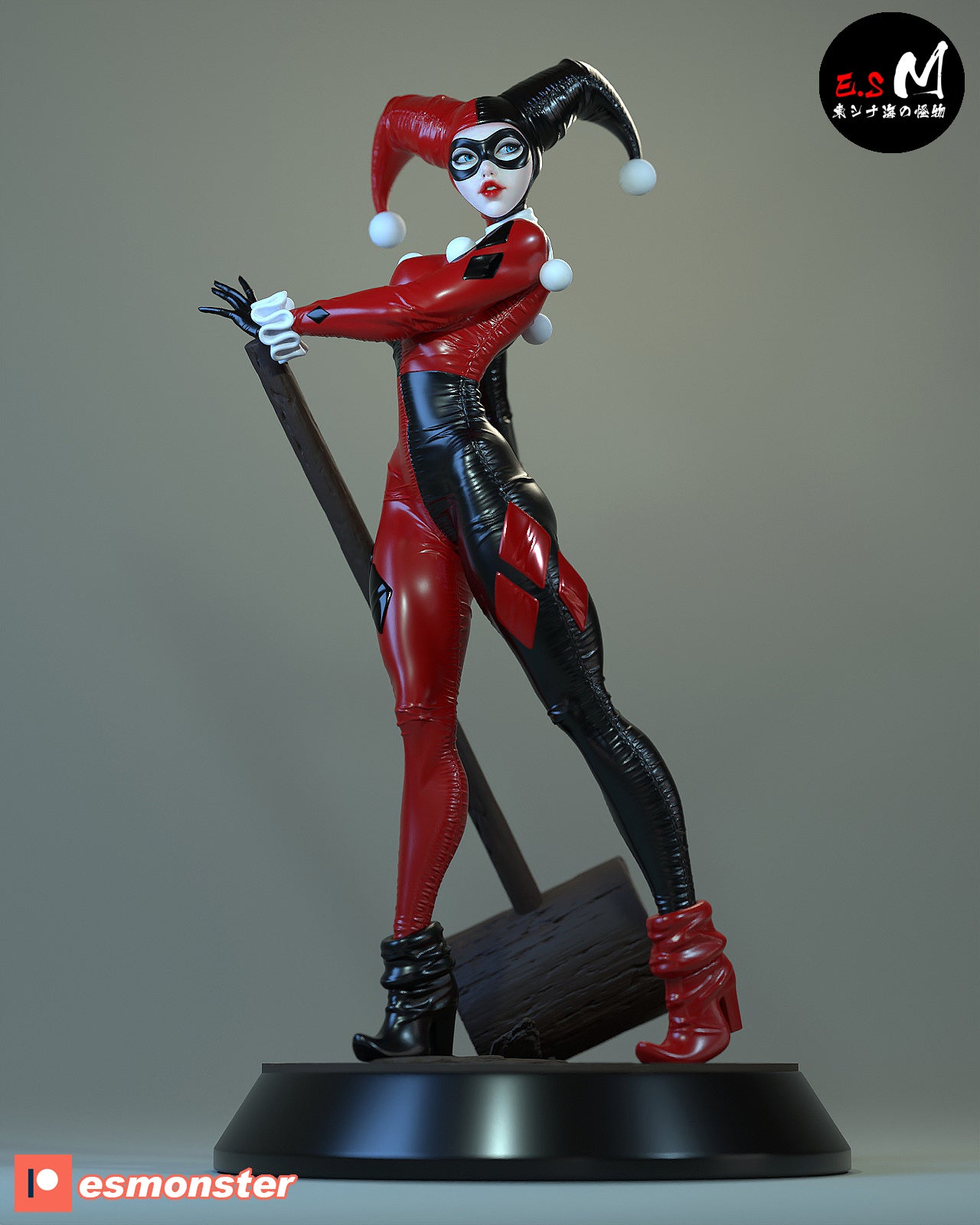 Jester Quinn 3d Printed Model Kit NSFW