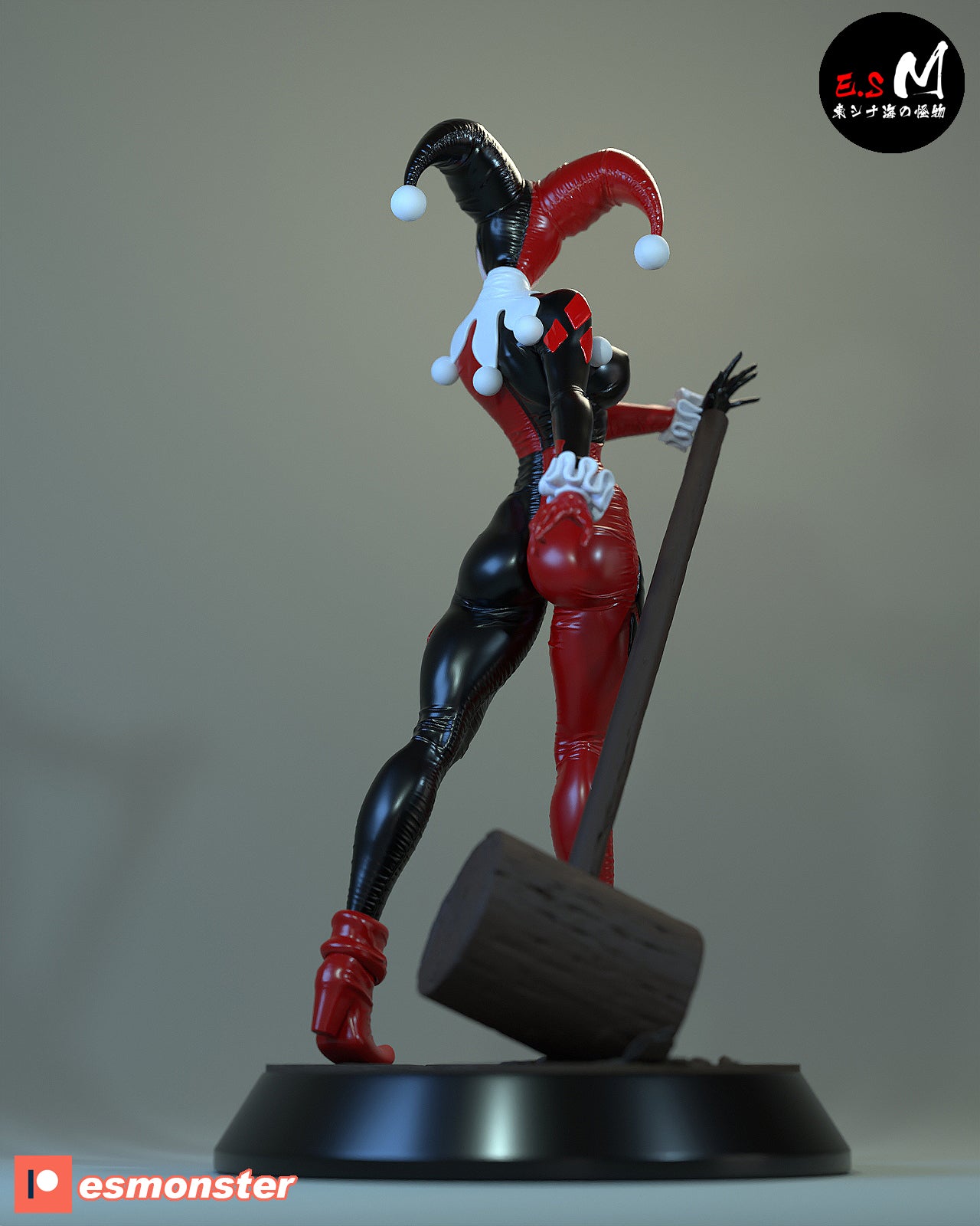 Jester Quinn 3d Printed Model Kit NSFW