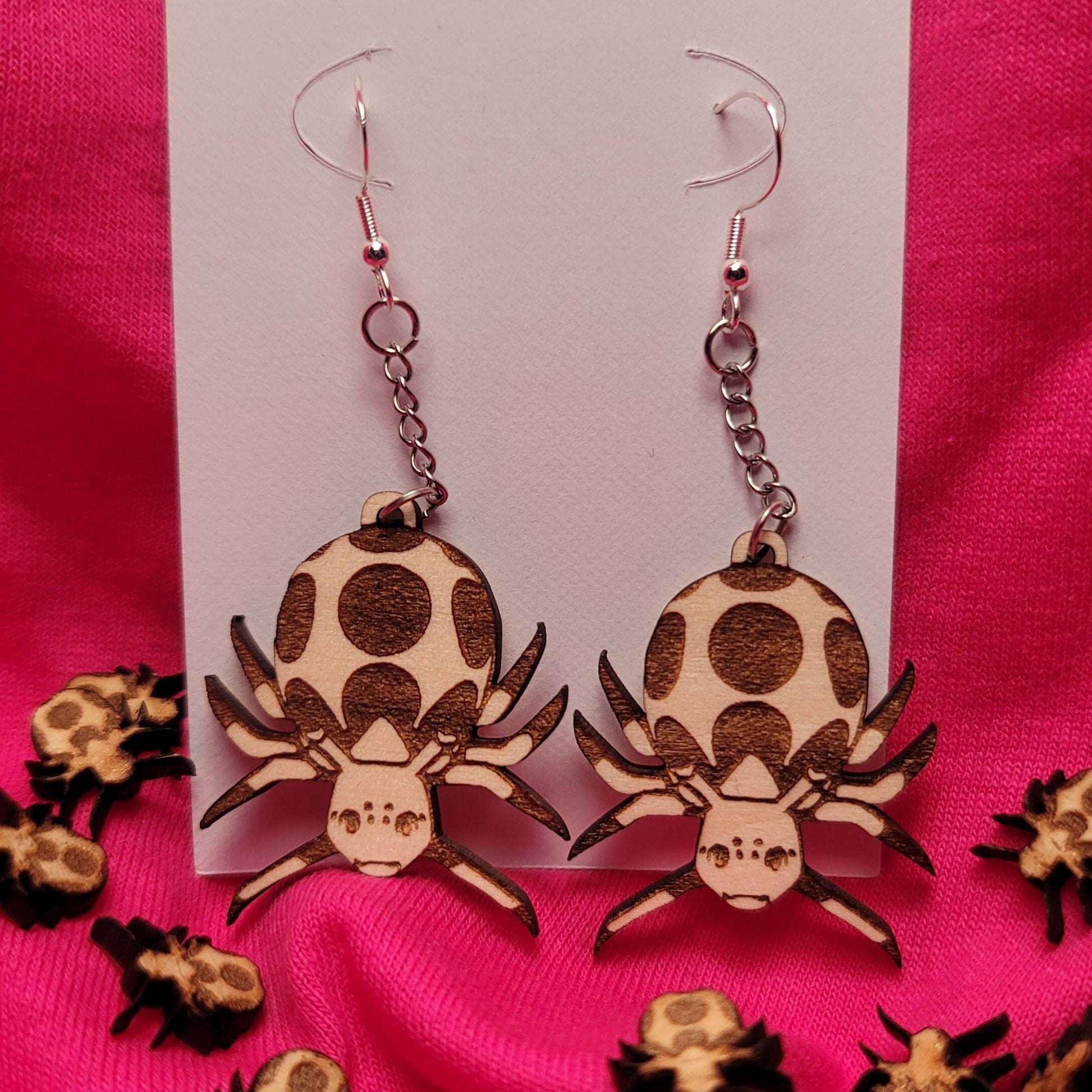 Spider Dangling Earrings