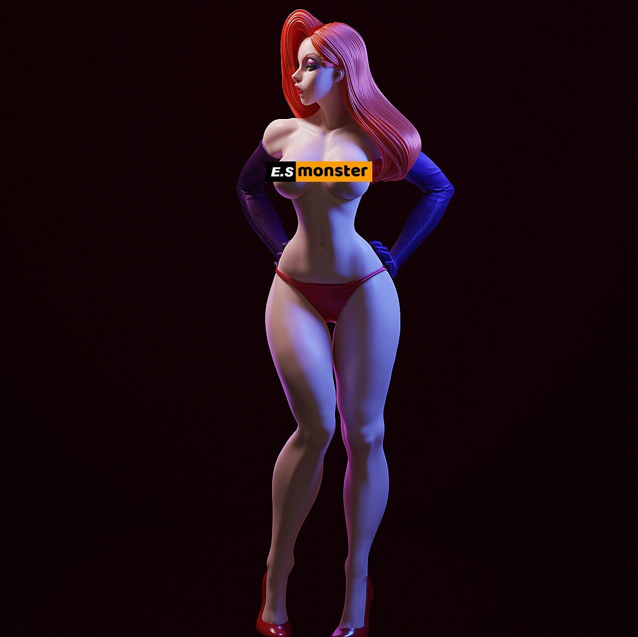 Jessica 3d Printed Model Kit 7 Inch