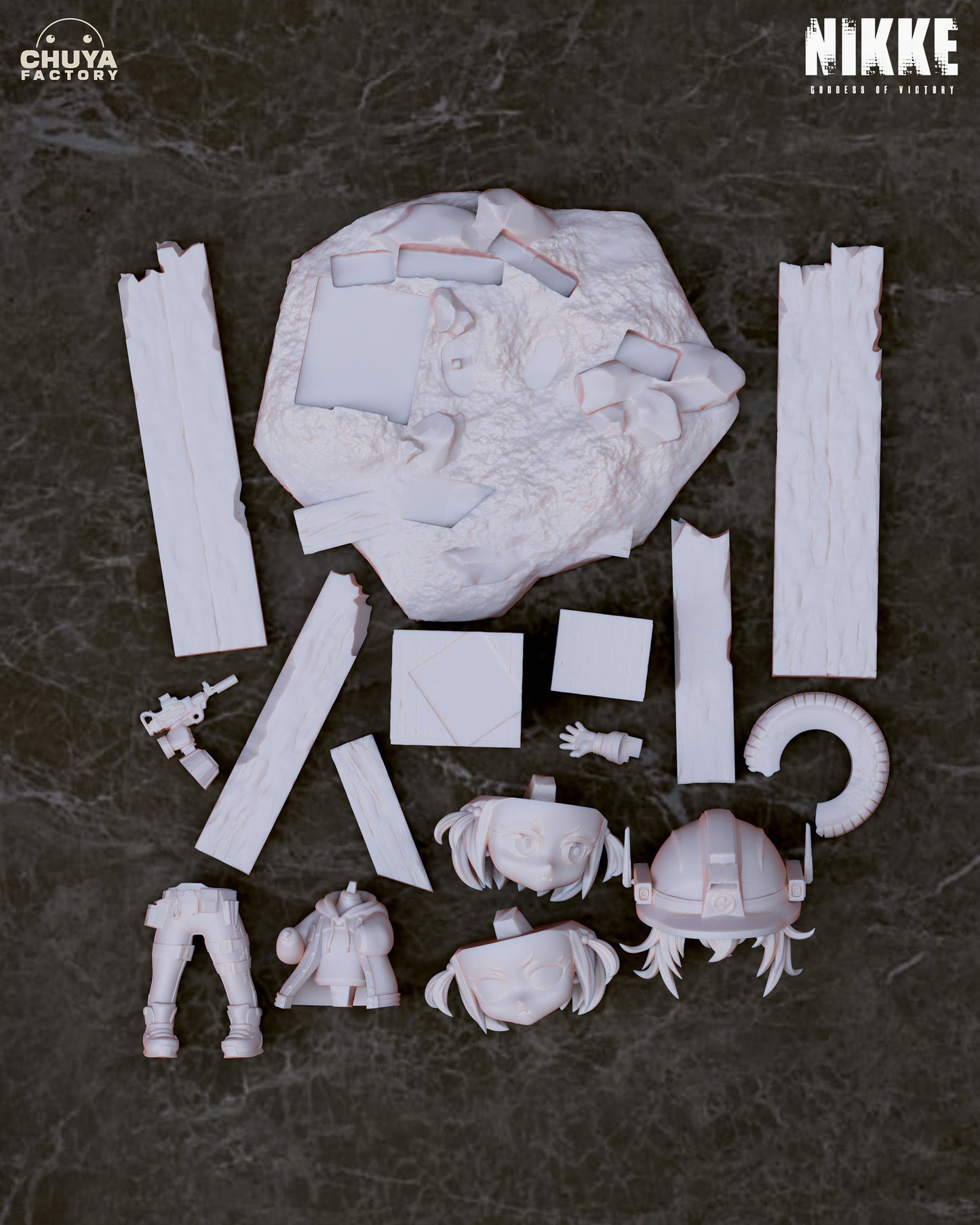 Liter Nikke 3d Printed Model Kit