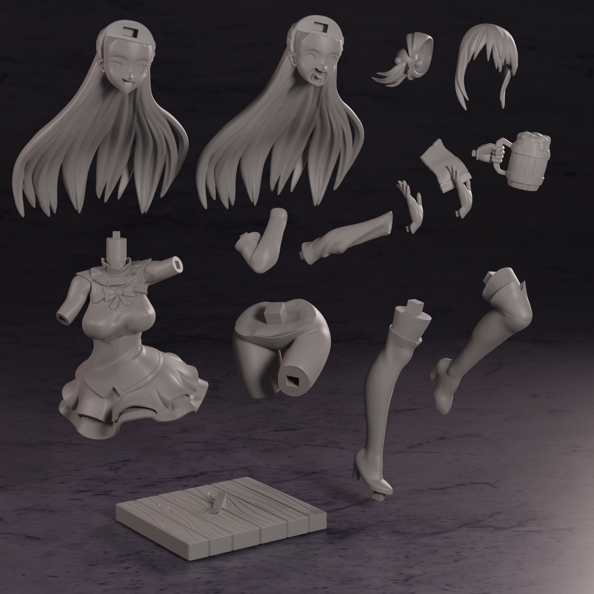 Stop Telling People You're a Goddess 3d Printed Model Kit